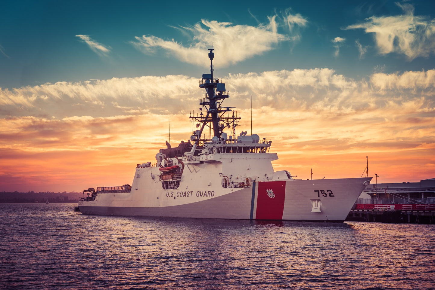 USCGC Stratton WMSL-752 L76cm Ship Model