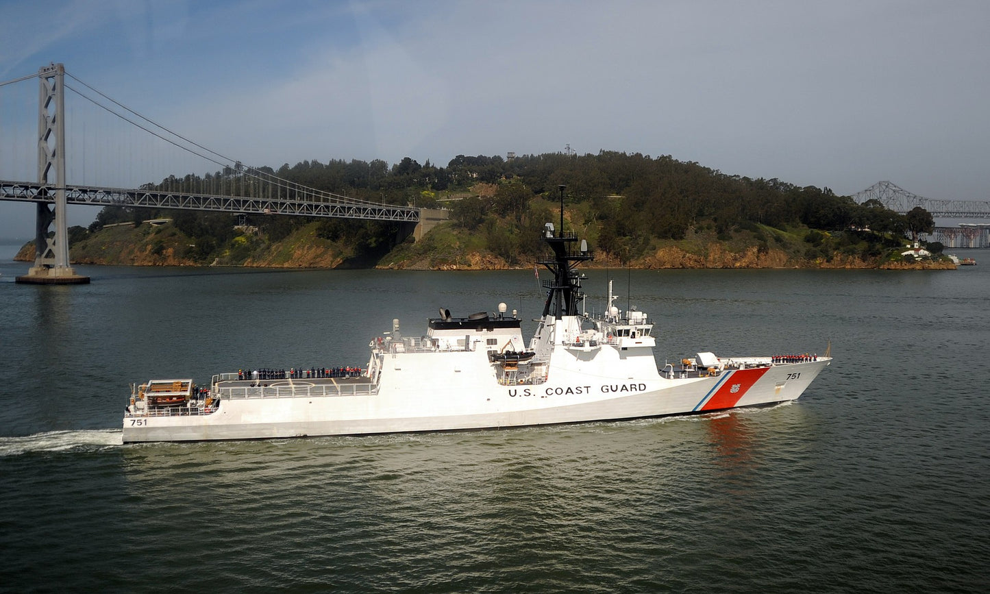 USCGC Waesche WMSL-751 L91cm Ship Model