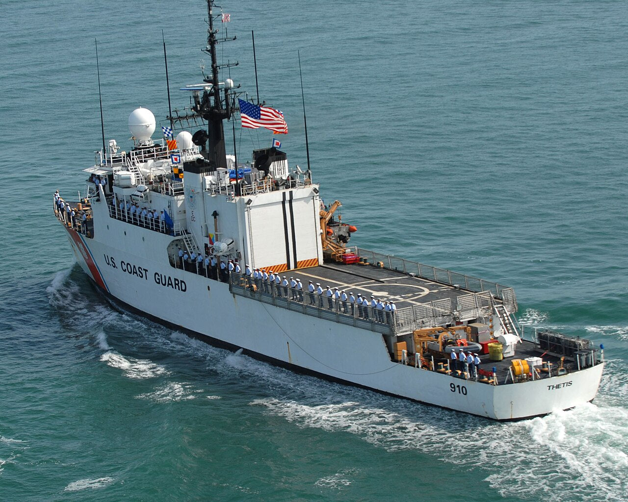 USCGC Thetis WMEC-910 L76cm Ship Model