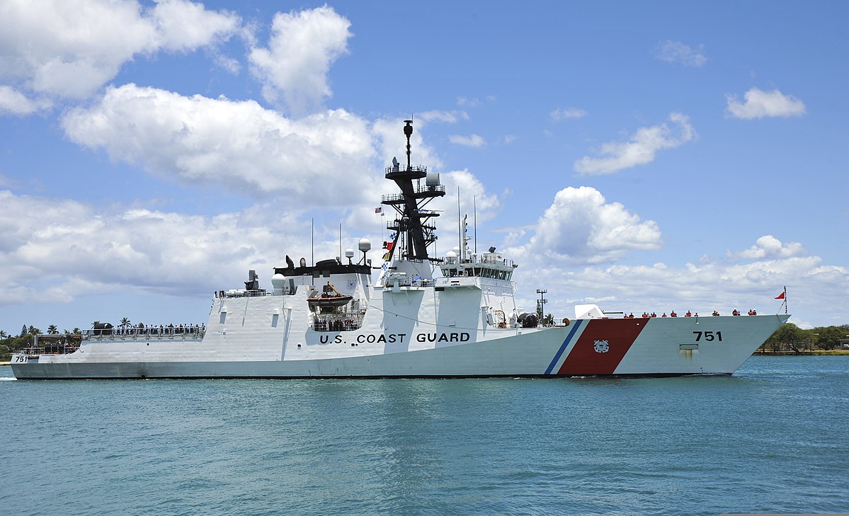 USCGC Waesche WMSL-751 L91cm Ship Model