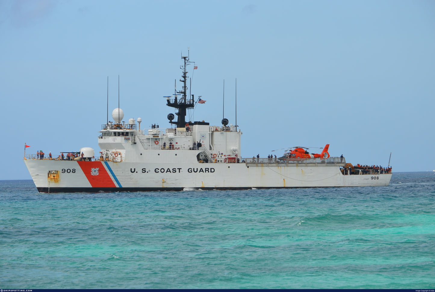 USCGC Tahoma WMEC-908 L91cm Ship Model