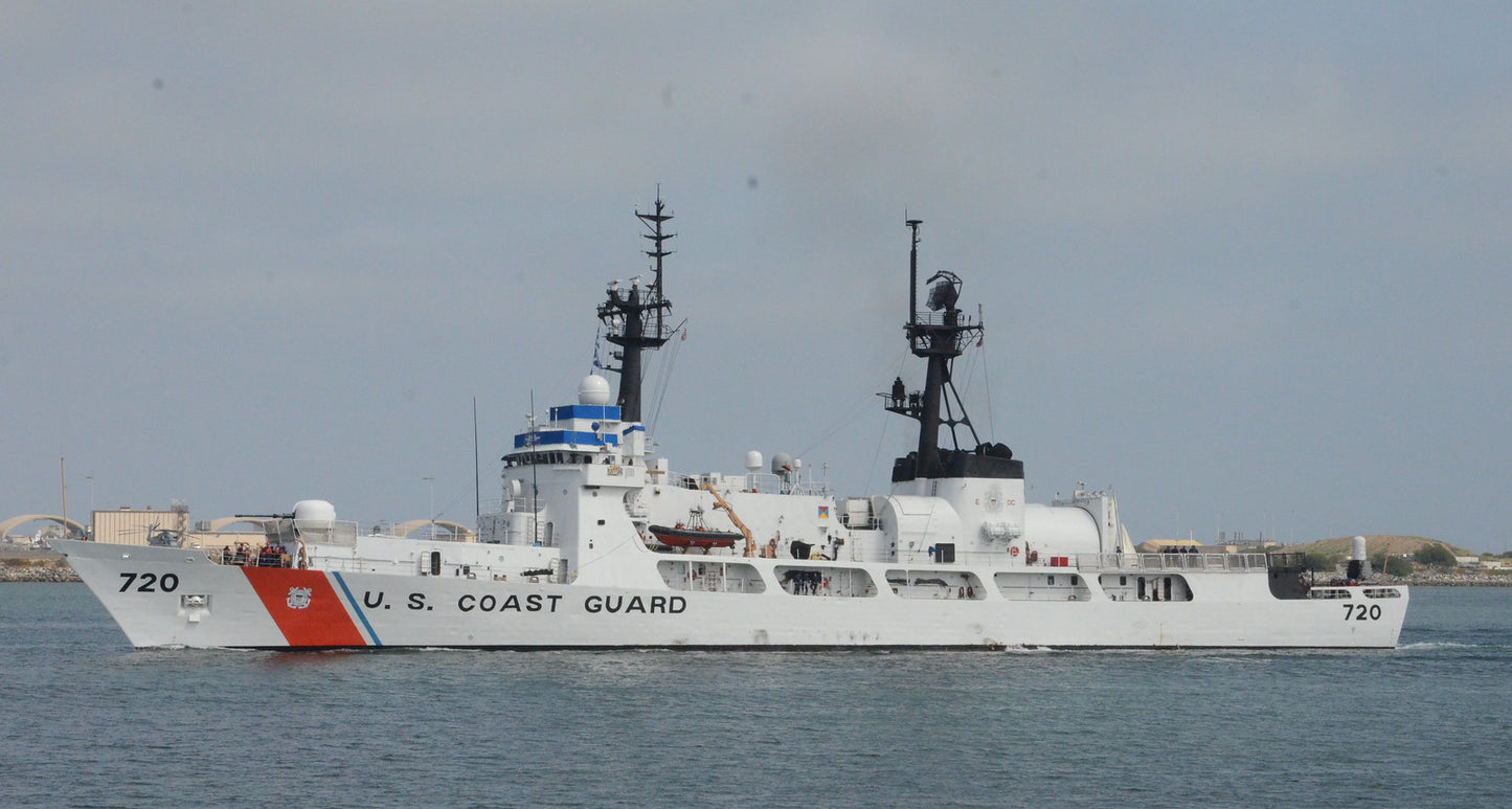 USCGC Sherman WHEC-720 L91cm Ship Model