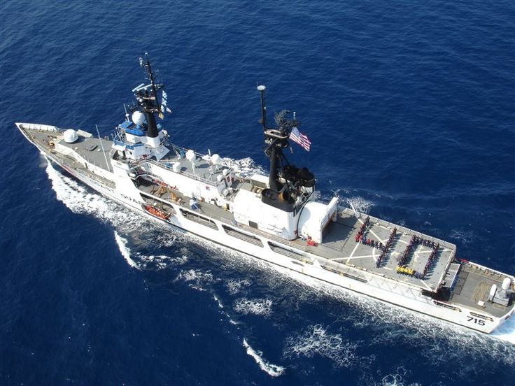 USCGC Hamilton WHEC-715 L76cm Ship Model