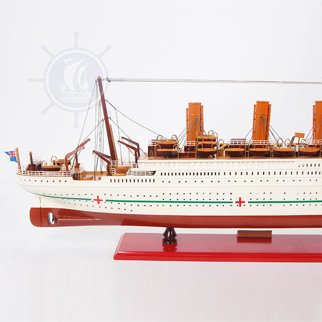SS Britannic Painted Medium Cruiseship Model