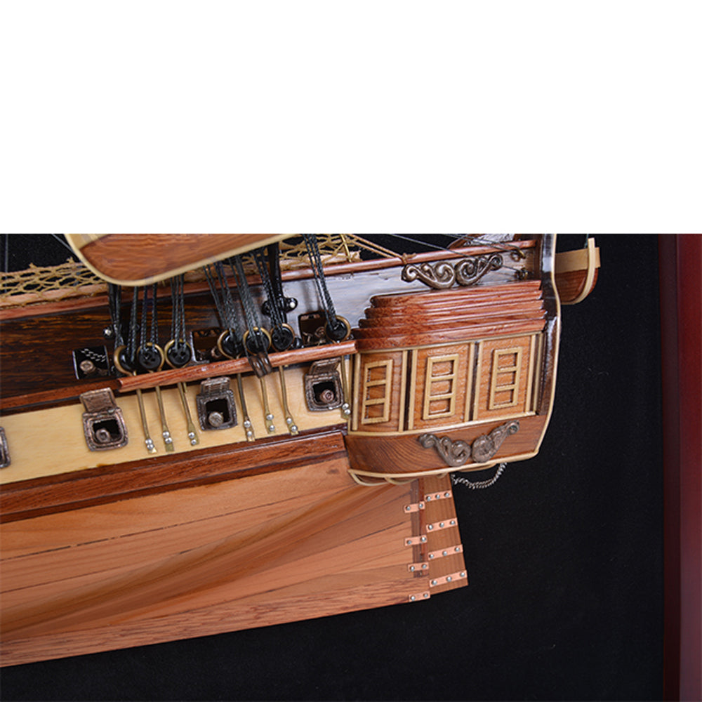USS CONSTITUTION HALF-SHIP | High-quality | Fully Assembled Wooden Ship Models For Wholesale