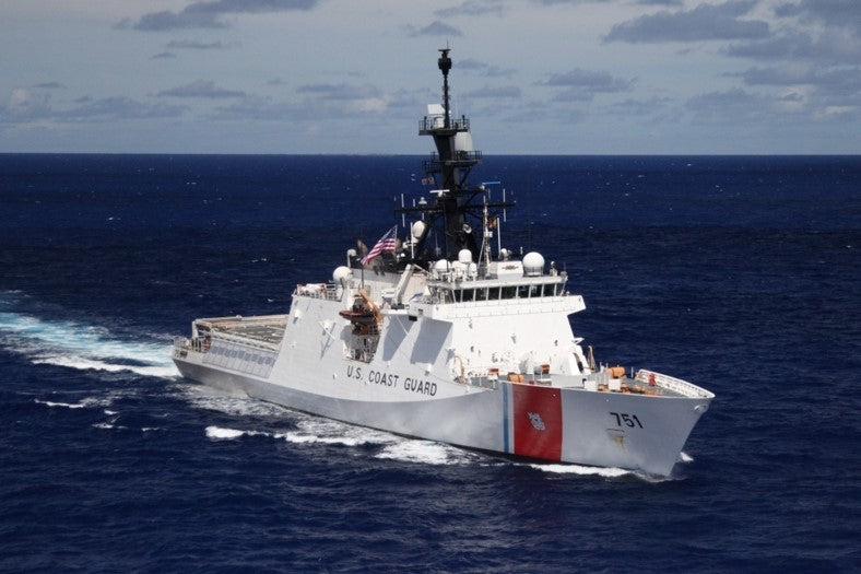 USCGC Waesche WMSL-751 L91cm Ship Model