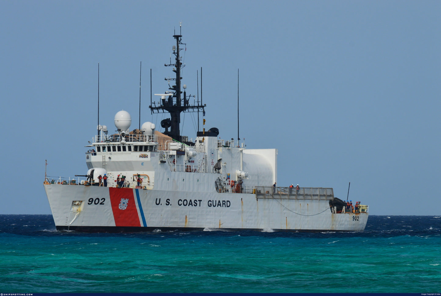 USCGC Tampa WMEC-902 L76cm Ship Model
