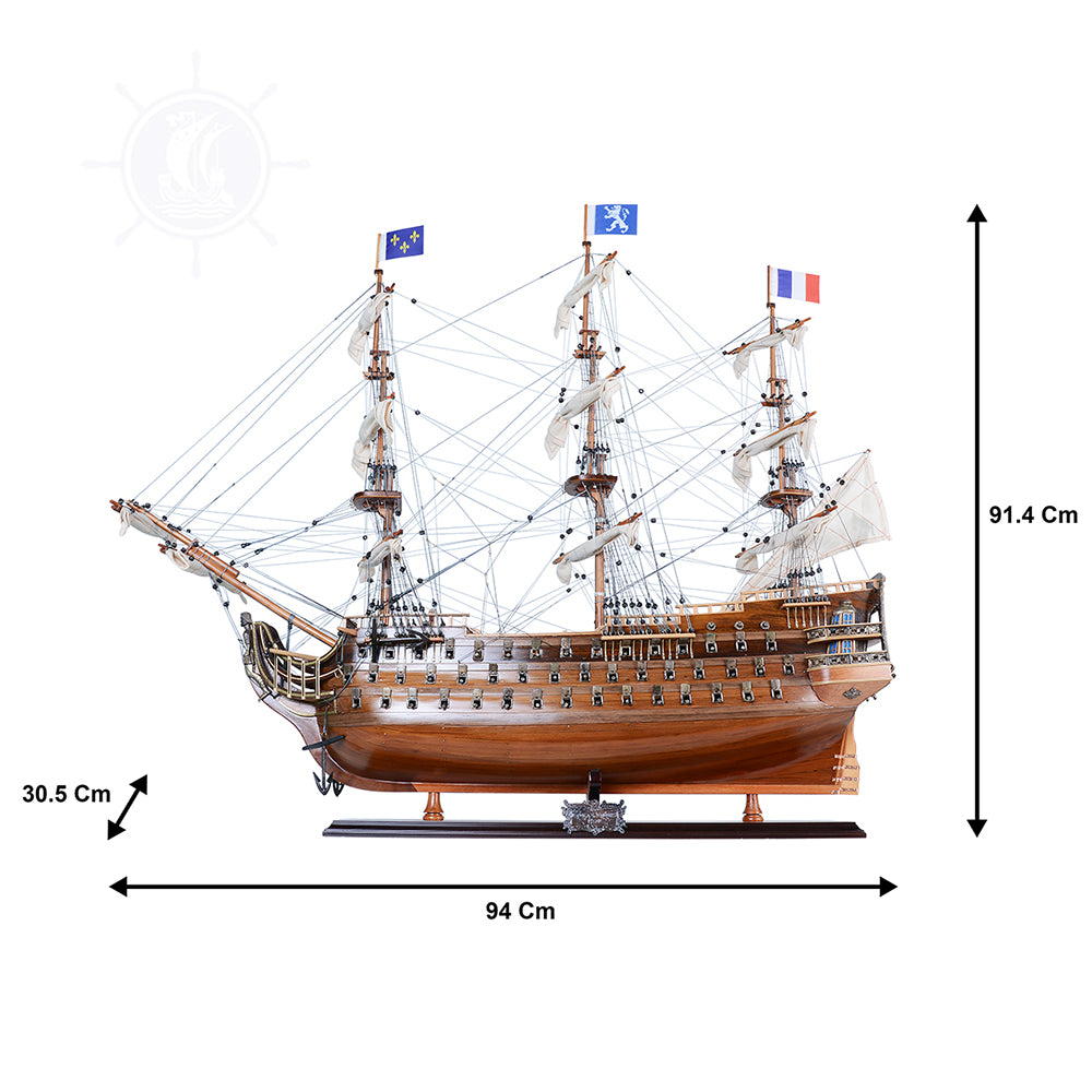 ROYAL LOUIS MODEL SHIP | High-quality | Fully Assembled Wooden Ship Models For Wholesale