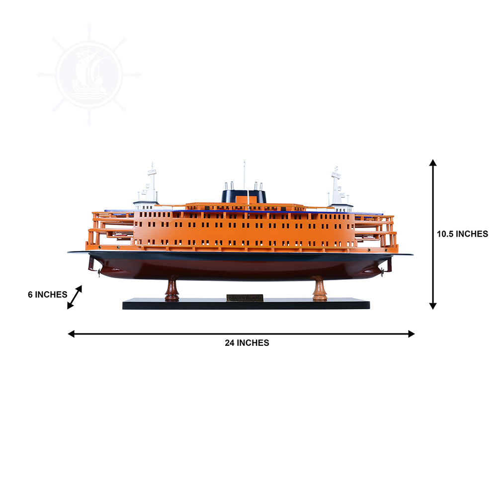 STATEN ISLAND FERRY CRUISE SHIP MODEL | High-quality Cruiser| Fully Assembled Wooden Model Ship For Wholesale