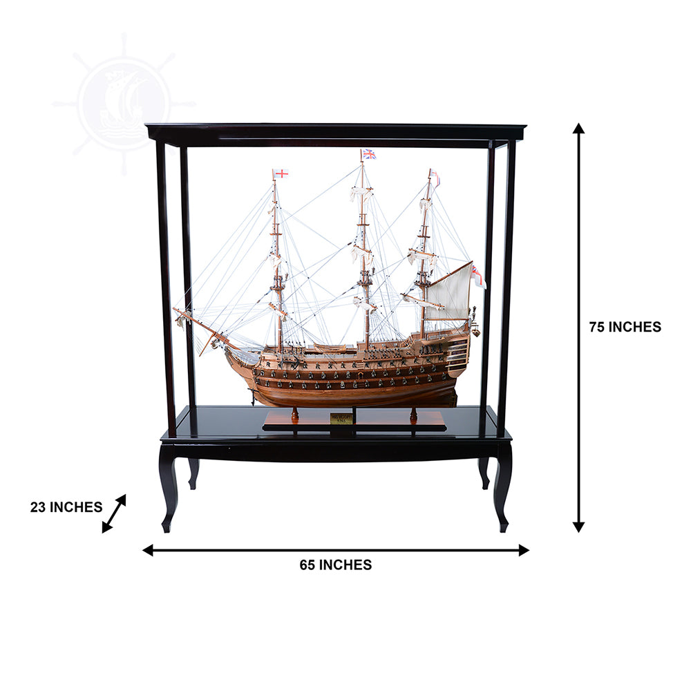 BIG BOAT CASE | HIGH QUALITY DISPLAY CASE FOR MODEL SHIP | Multi sizes and style available For Wholesale