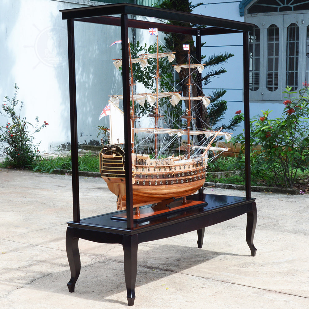 BIG BOAT CASE | HIGH QUALITY DISPLAY CASE FOR MODEL SHIP | Multi sizes and style available For Wholesale