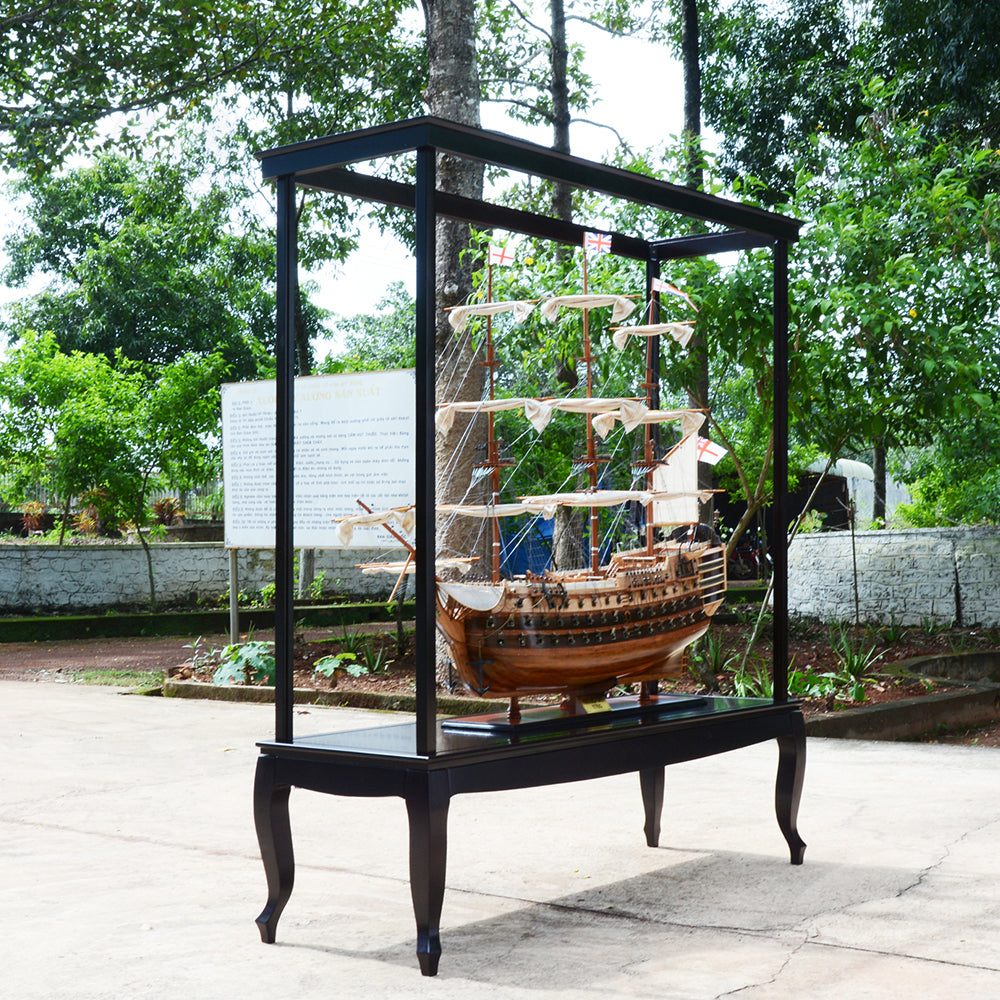 BIG BOAT CASE | HIGH QUALITY DISPLAY CASE FOR MODEL SHIP | Multi sizes and style available For Wholesale