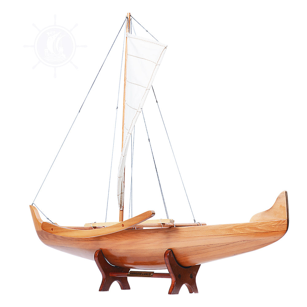HAWAIIAN CANOE MODEL BOAT | High-quality | Fully Assembled Wooden Model boats For Wholesale