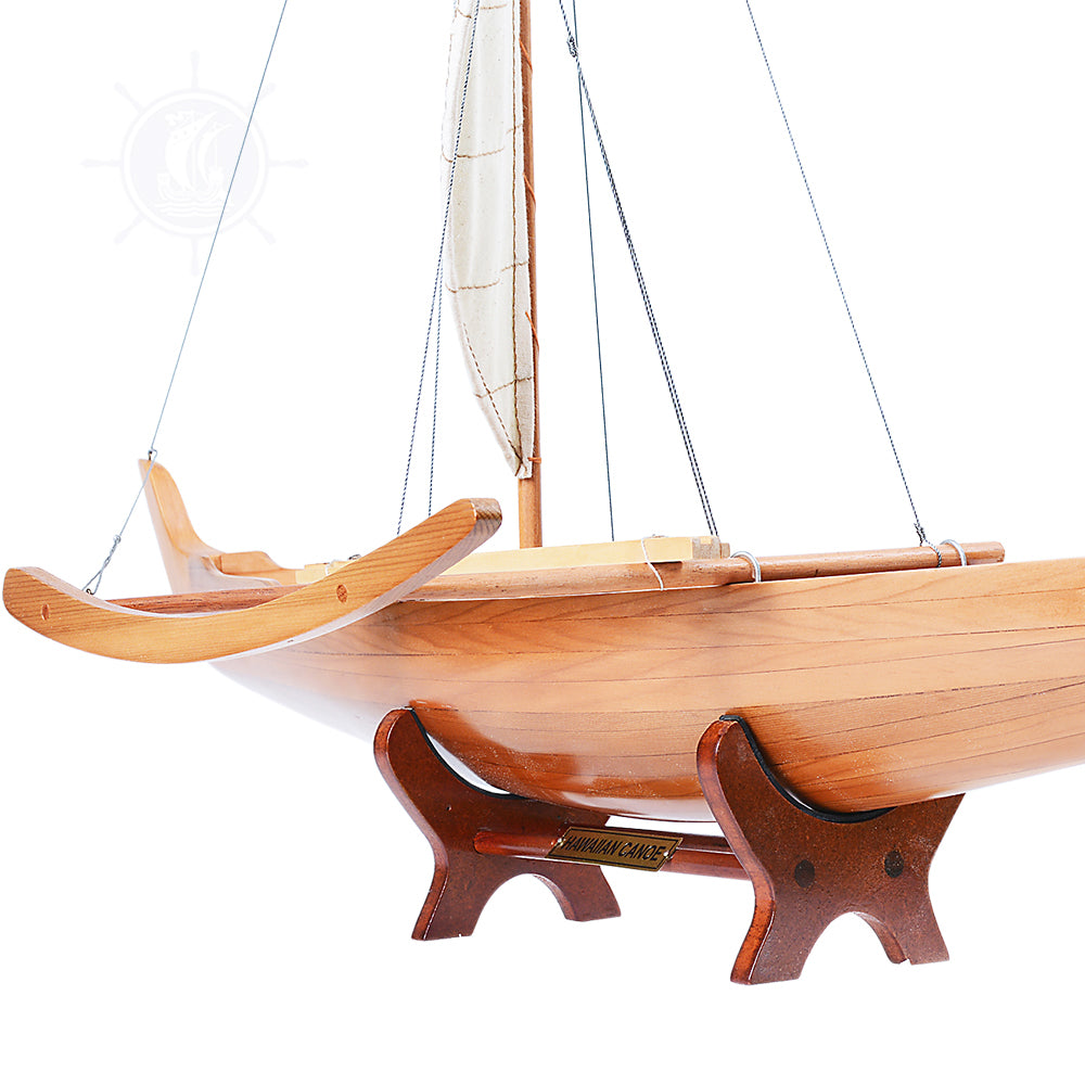 HAWAIIAN CANOE MODEL BOAT | High-quality | Fully Assembled Wooden Model boats For Wholesale