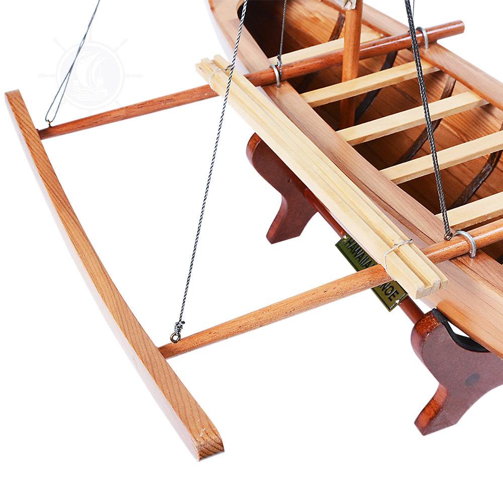 HAWAIIAN CANOE MODEL BOAT | High-quality | Fully Assembled Wooden Model boats For Wholesale