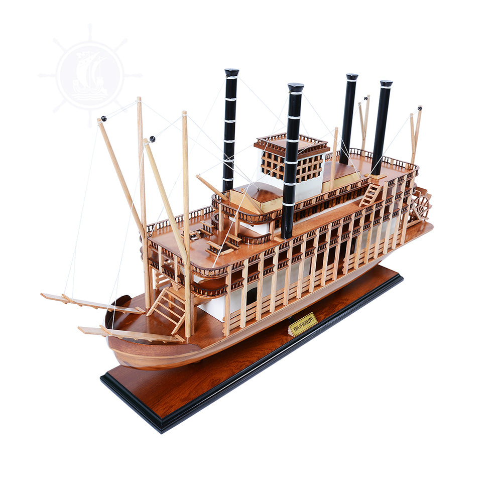 KING MISSISSIPI STEAM SHIP MODEL L76 | High-quality | Fully Assembled Wooden Model boats For Wholesale