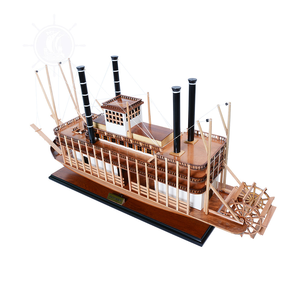 KING MISSISSIPI STEAM SHIP MODEL L76 | High-quality | Fully Assembled Wooden Model boats For Wholesale