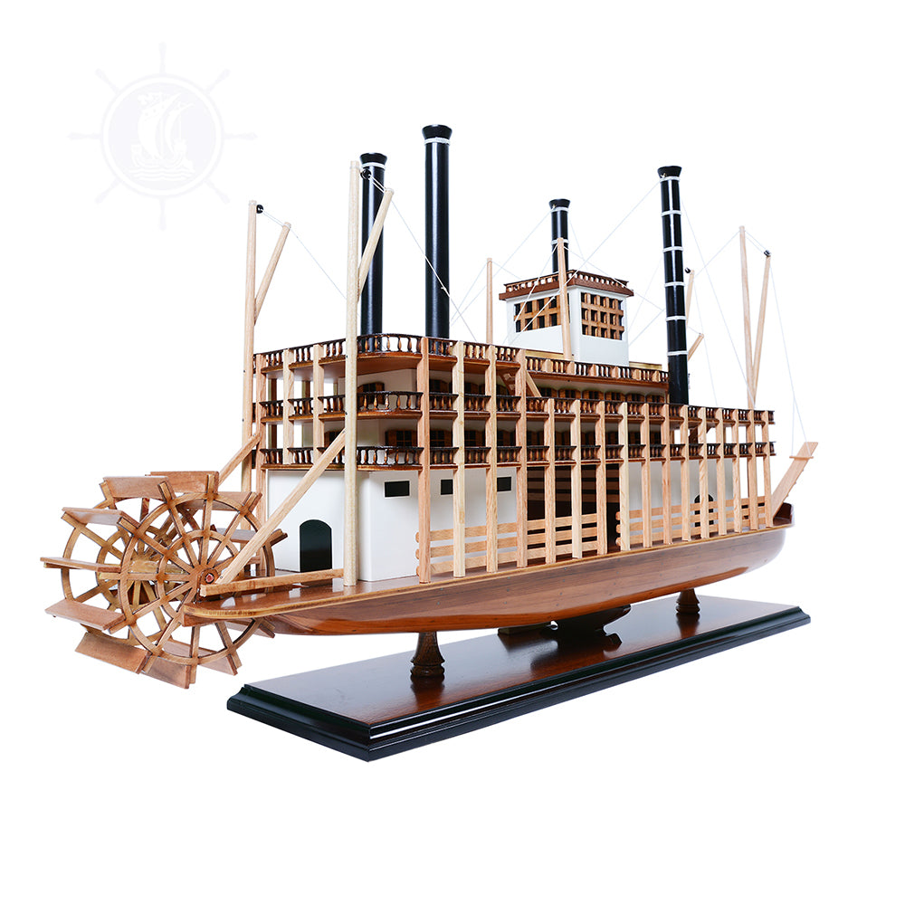 KING MISSISSIPI STEAM SHIP MODEL L76 | High-quality | Fully Assembled Wooden Model boats For Wholesale