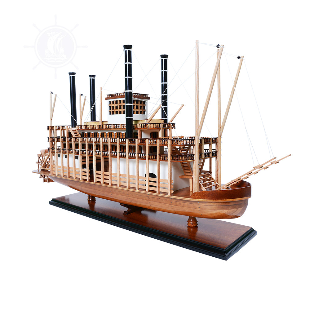 KING MISSISSIPI STEAM SHIP MODEL L76 | High-quality | Fully Assembled Wooden Model boats For Wholesale