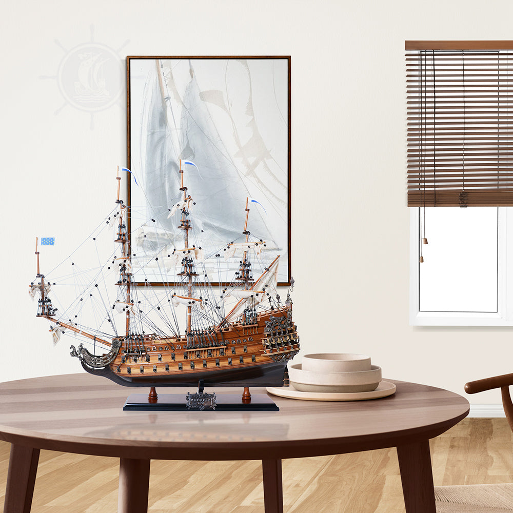 SOLEIL ROYAL MODEL SHIP L60 | High-quality | Fully Assembled Wooden Ship Models For Wholesale