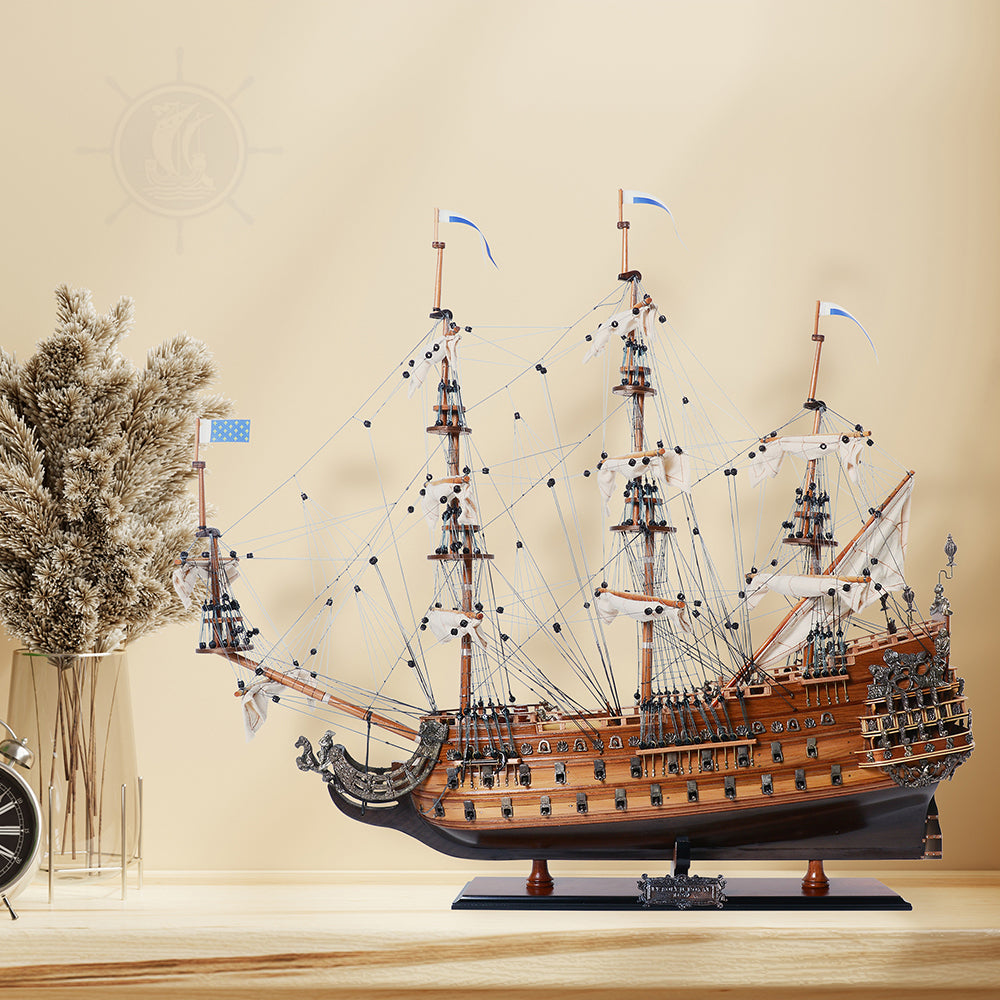 SOLEIL ROYAL MODEL SHIP L60 | High-quality | Fully Assembled Wooden Ship Models For Wholesale