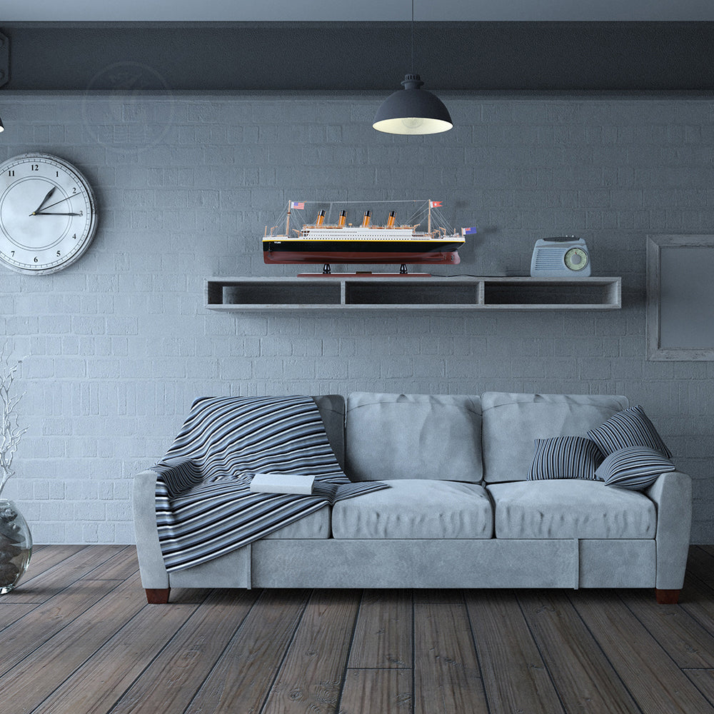 TITANIC CRUISE SHIP MODEL PAINTED WITH LIGHTS | High-quality Cruiser| Fully Assembled Wooden Model Ship For Wholesale