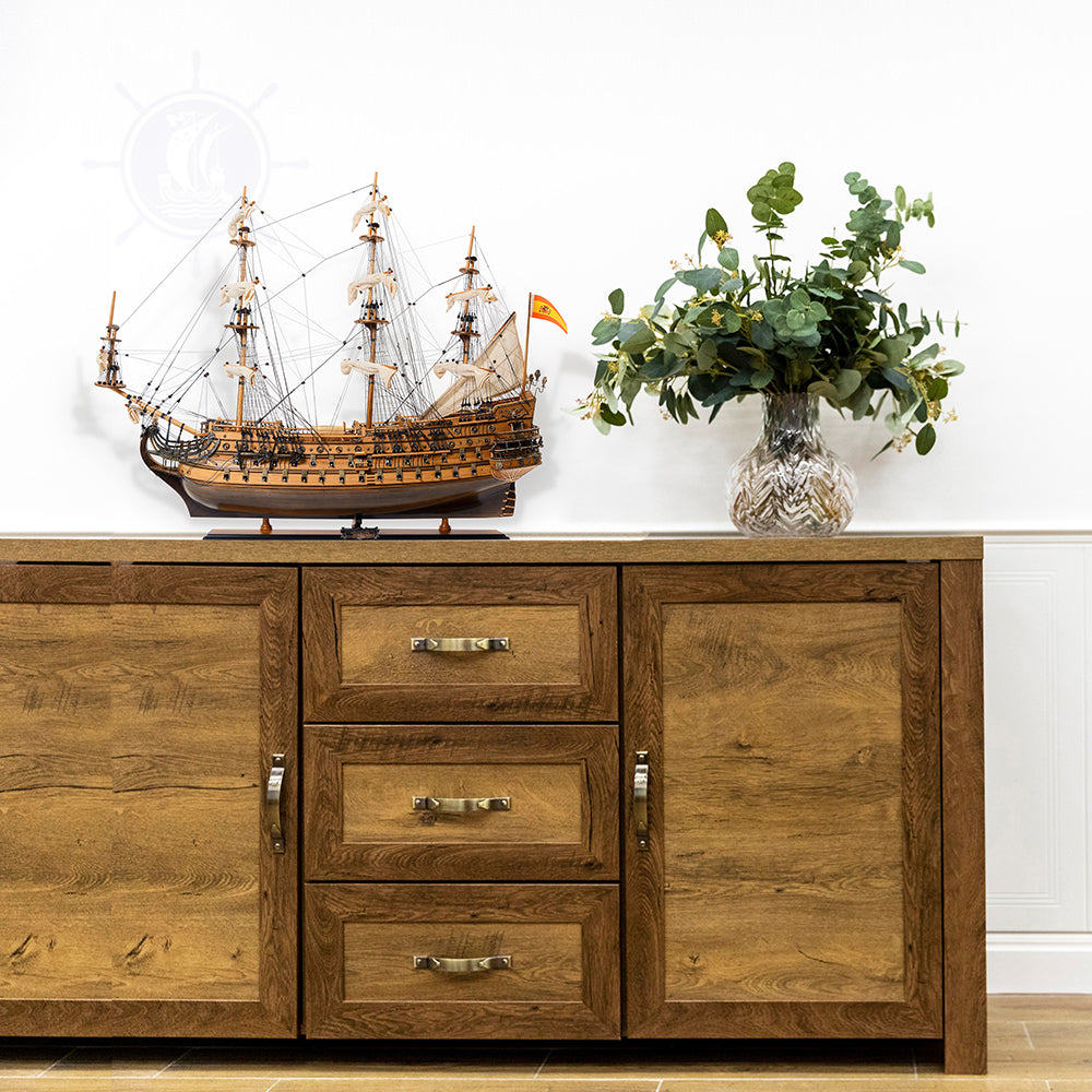 SAN FELIPE MODEL SHIP L80 | High-quality | Fully Assembled Wooden Ship Models For Wholesale