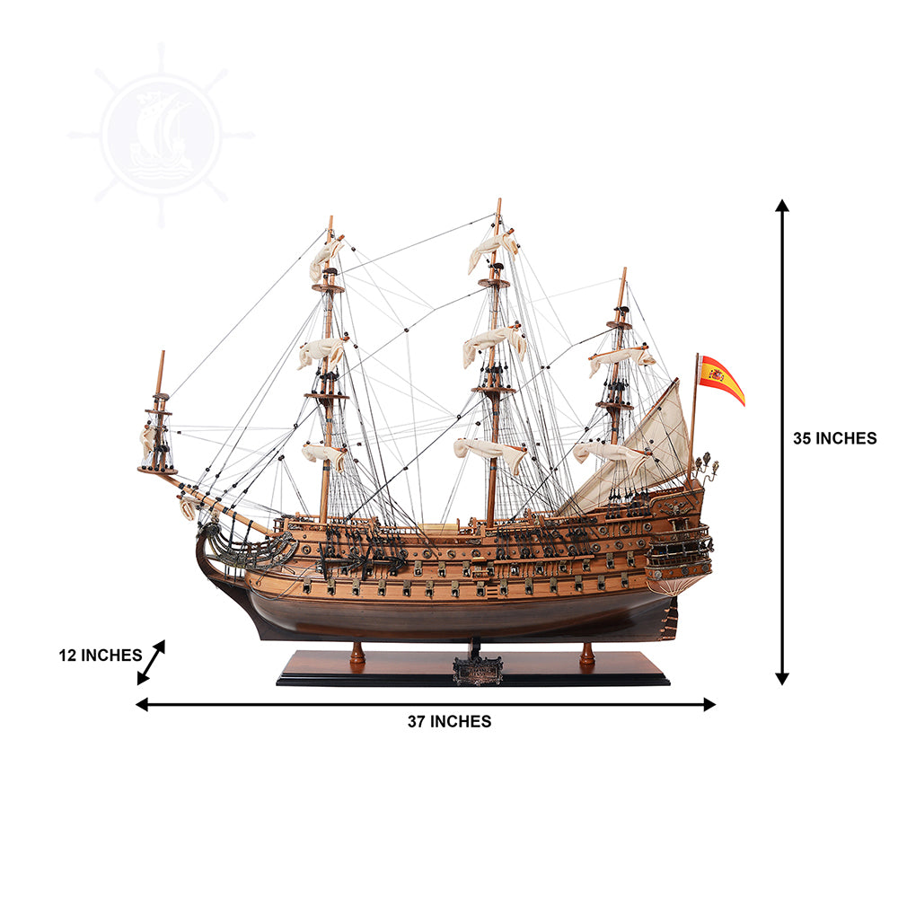 SAN FELIPE MODEL SHIP L80 | High-quality | Fully Assembled Wooden Ship Models For Wholesale