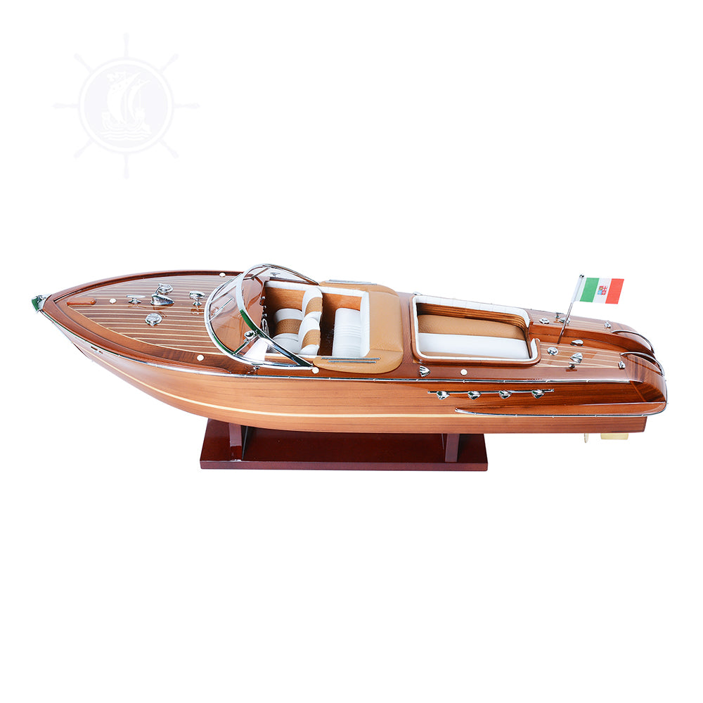 RIVA AQUARAMA REPLICA MODEL BOAT L64 | High-quality | Fully Assembled Wooden Model boats For Wholesale