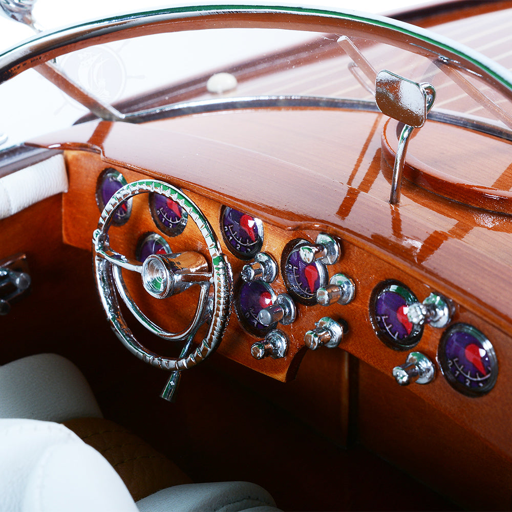 RIVA AQUARAMA REPLICA MODEL BOAT L64 | High-quality | Fully Assembled Wooden Model boats For Wholesale