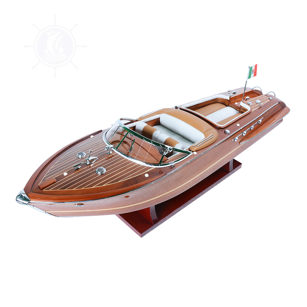 RIVA AQUARAMA REPLICA MODEL BOAT L64 | High-quality | Fully Assembled Wooden Model boats For Wholesale