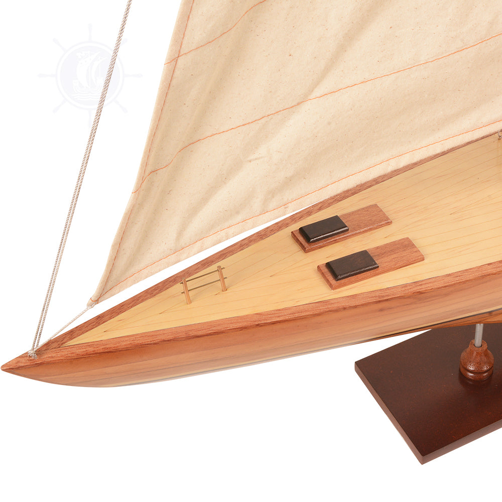COLUMBIA YACHT L Model Yacht | Partially Assembled Wooden Yacht Model For Wholesale