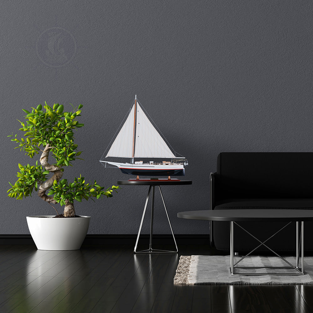 SKIPJACK PAINTED | Fully Assembled Wooden Ship Model For Wholesale