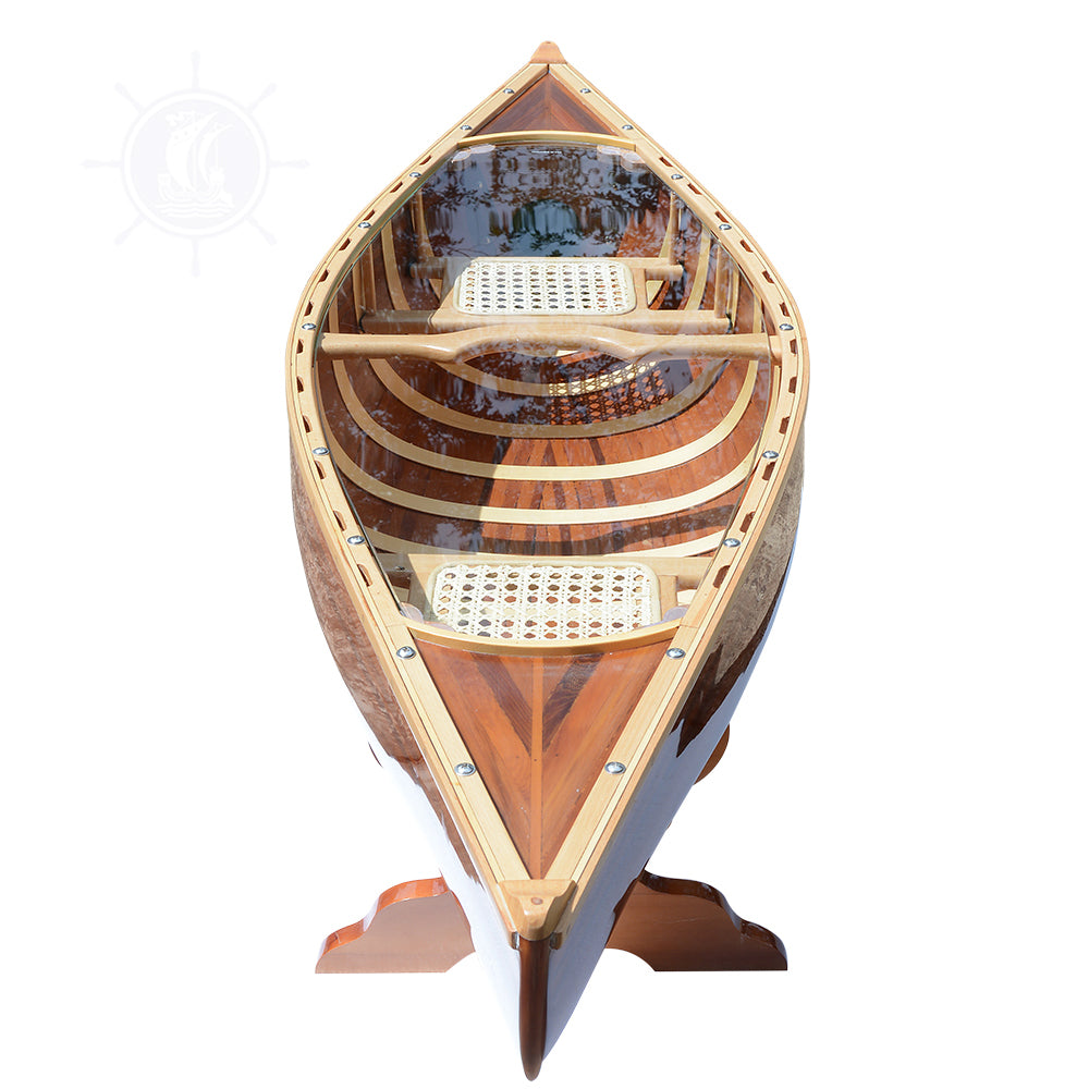 CANOE TABLE 5 FEET | High-quality | Fully Assembled Wooden Ship Model For Wholesale