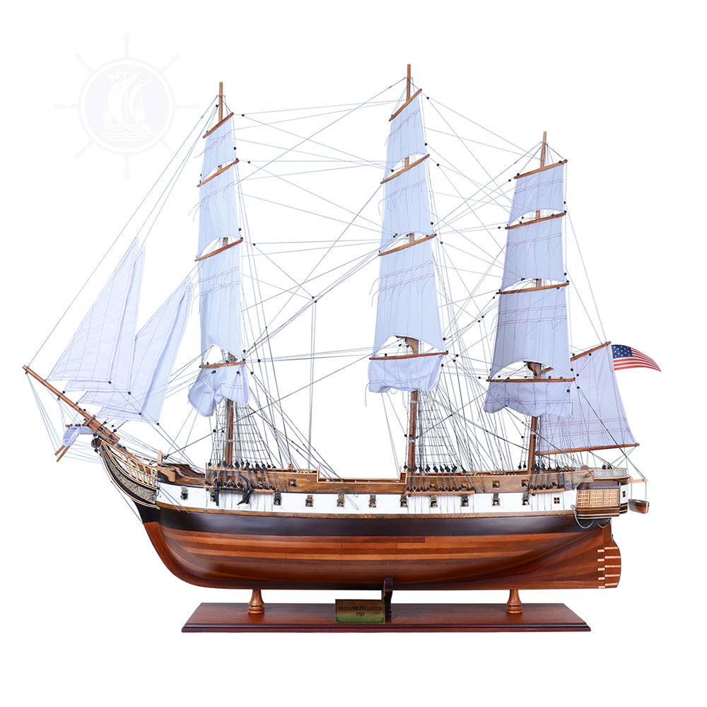 USS CONSTELLATION MODEL SHIP XL | High-quality | Fully Assembled Wooden Ship Models For Wholesale