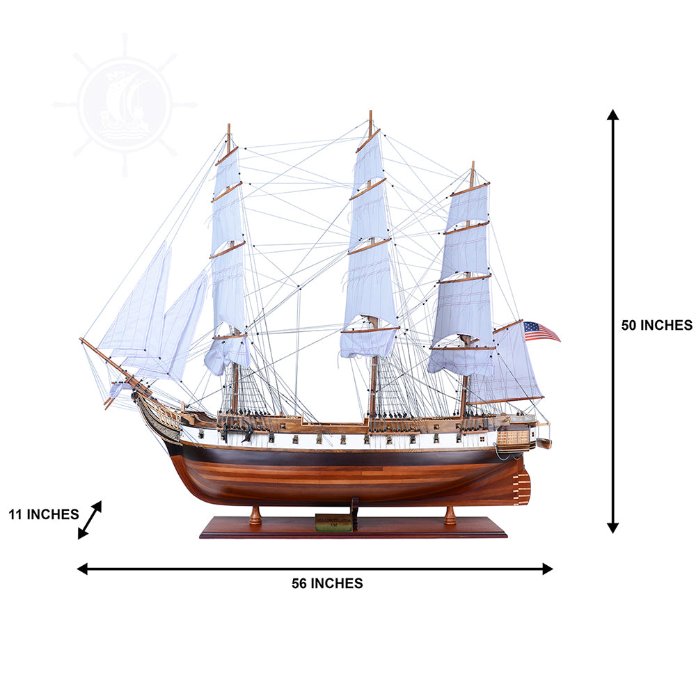 USS CONSTELLATION MODEL SHIP XL | High-quality | Fully Assembled Wooden Ship Models For Wholesale