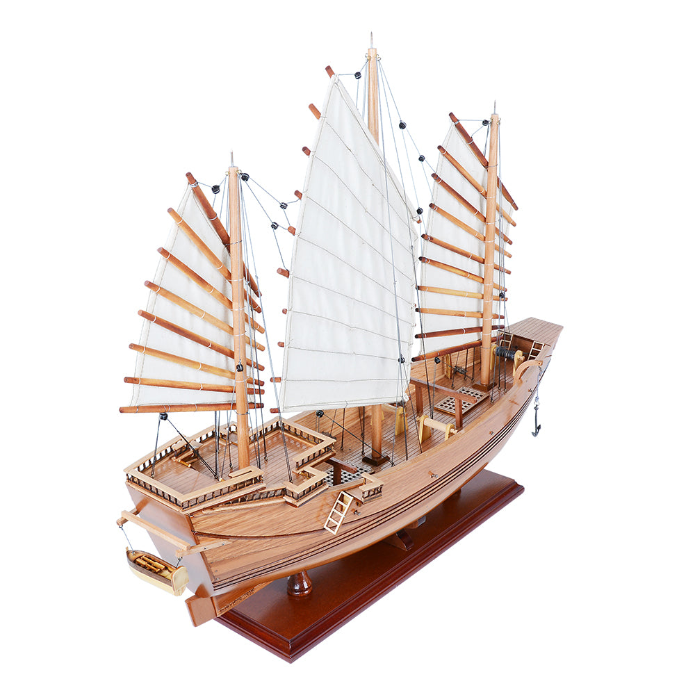 CHINESE PIRATE JUNK MODEL BOAT L60 | High-quality | Fully Assembled Wooden Model boats For Wholesale