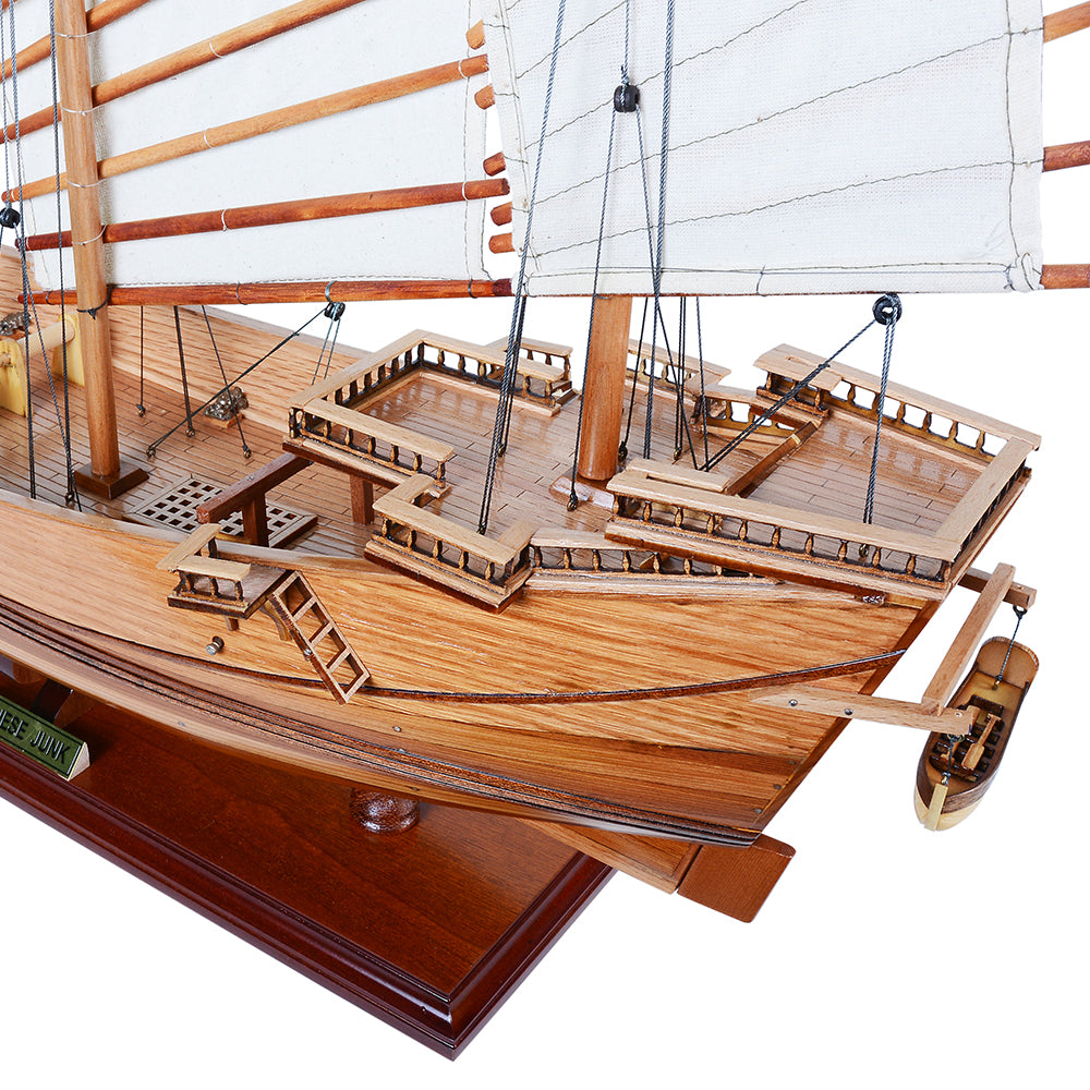 CHINESE PIRATE JUNK MODEL BOAT L60 | High-quality | Fully Assembled Wooden Model boats For Wholesale