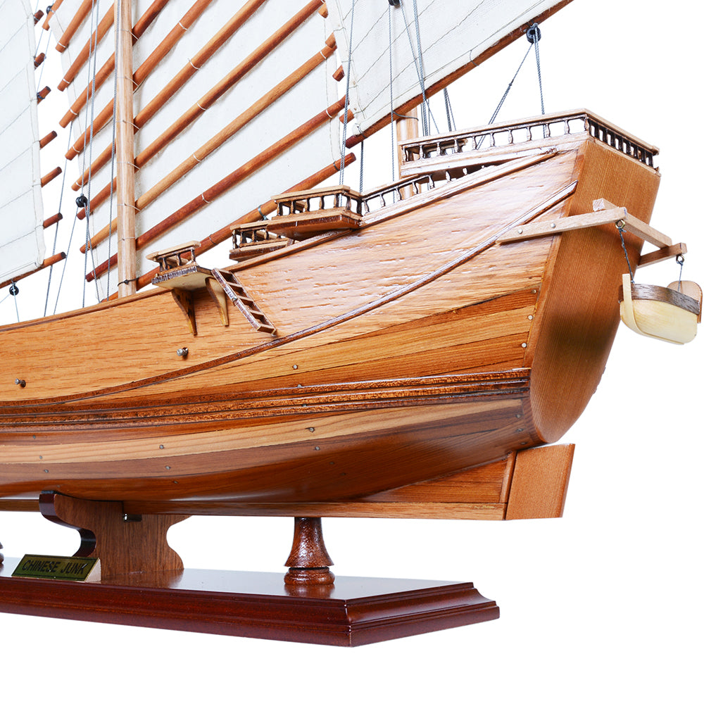 CHINESE PIRATE JUNK MODEL BOAT L60 | High-quality | Fully Assembled Wooden Model boats For Wholesale