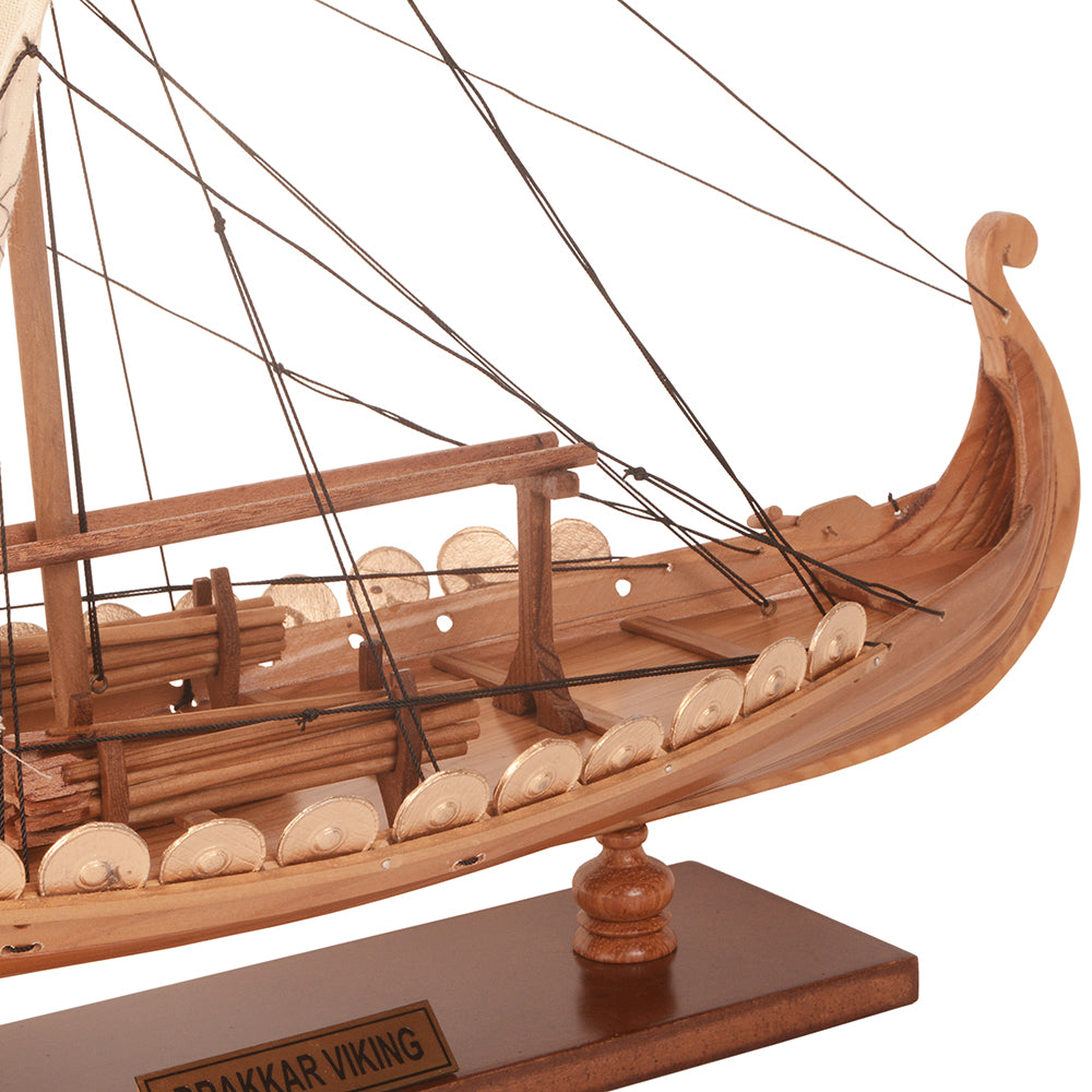 Drakkar Viking MODEL BOAT L40 | High-quality | Fully Assembled Wooden Model boats For Wholesale