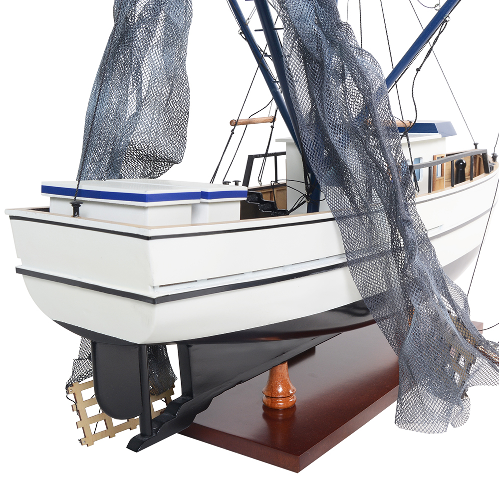 SHRIMP BOAT MODEL BOAT | High-quality | Fully Assembled Wooden Model boats For Wholesale