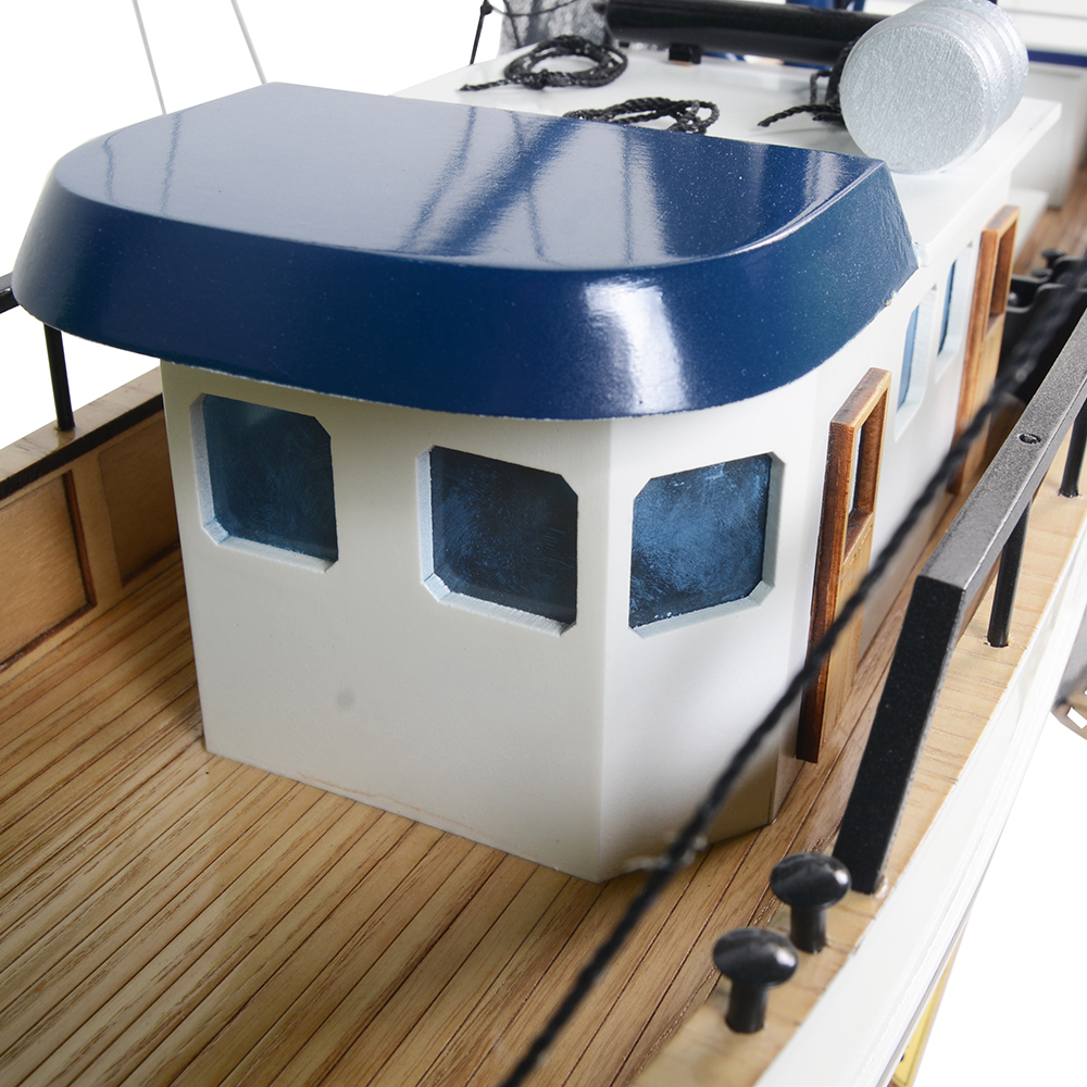 SHRIMP BOAT MODEL BOAT | High-quality | Fully Assembled Wooden Model boats For Wholesale