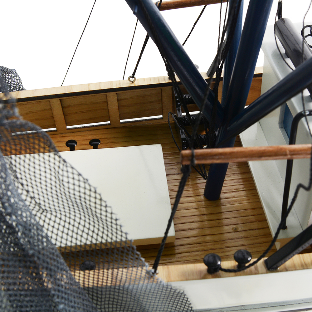 SHRIMP BOAT MODEL BOAT | High-quality | Fully Assembled Wooden Model boats For Wholesale