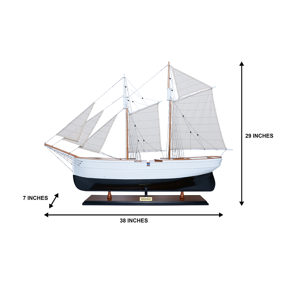 WANDERBIRD MODEL BOAT L80 | High-quality | Fully Assembled Wooden Model boats For Wholesale