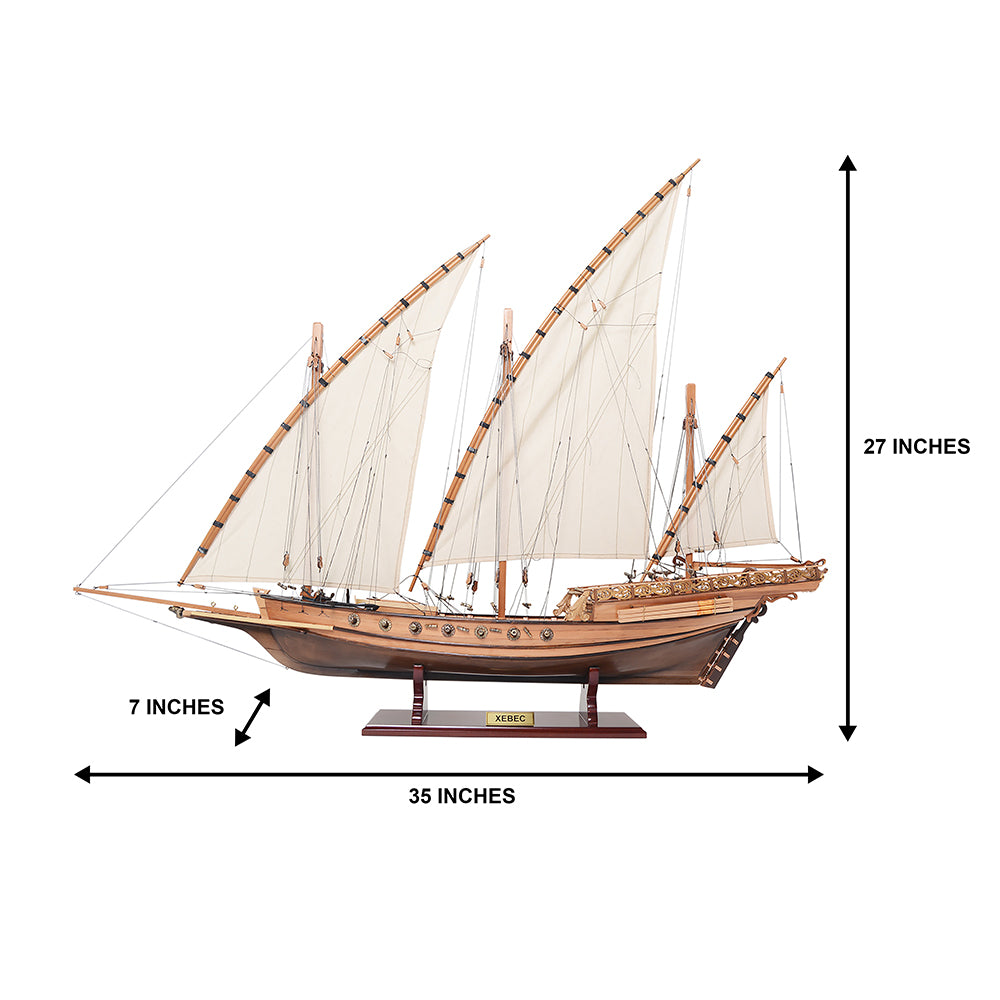XEBEC MODEL BOAT L80 | High-quality | Fully Assembled Wooden Model boats For Wholesale