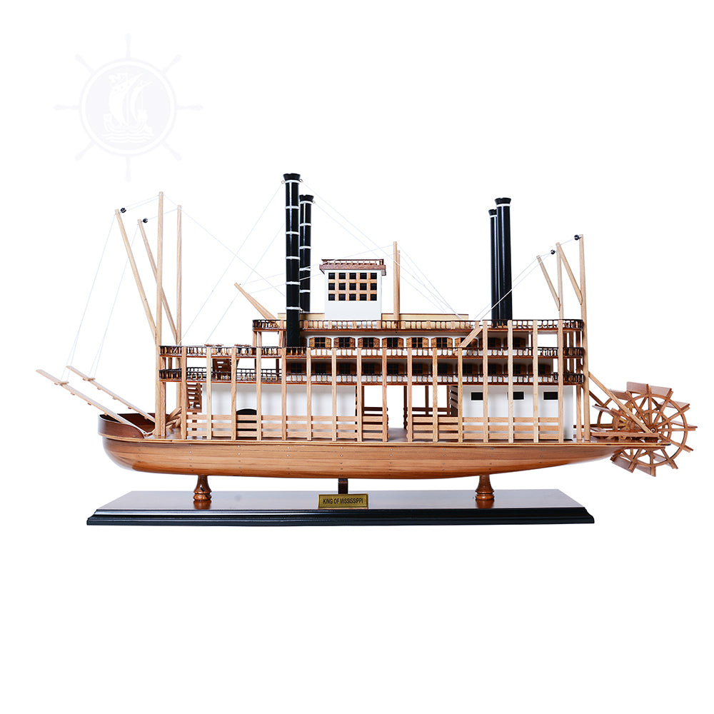 KING MISSISSIPI STEAM SHIP MODEL L76 | High-quality | Fully Assembled Wooden Model boats For Wholesale