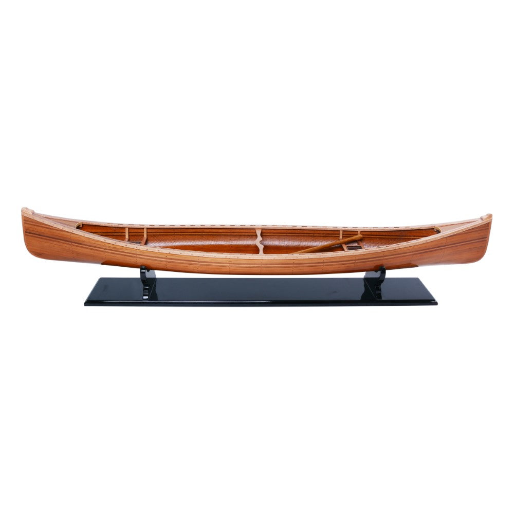 CANADIAN CANOE MODEL BOAT L110 | High-quality | Fully Assembled Wooden Model boats For Wholesale