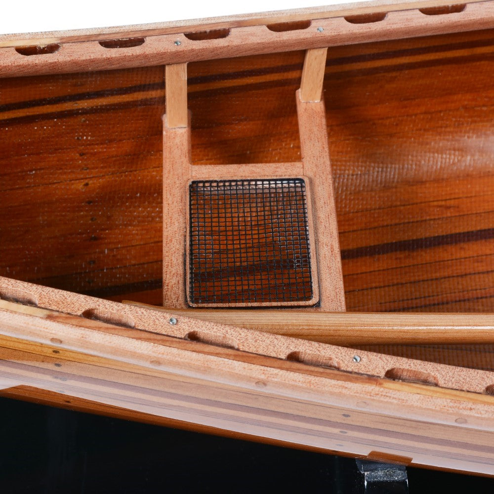 CANADIAN CANOE MODEL BOAT L110 | High-quality | Fully Assembled Wooden Model boats For Wholesale