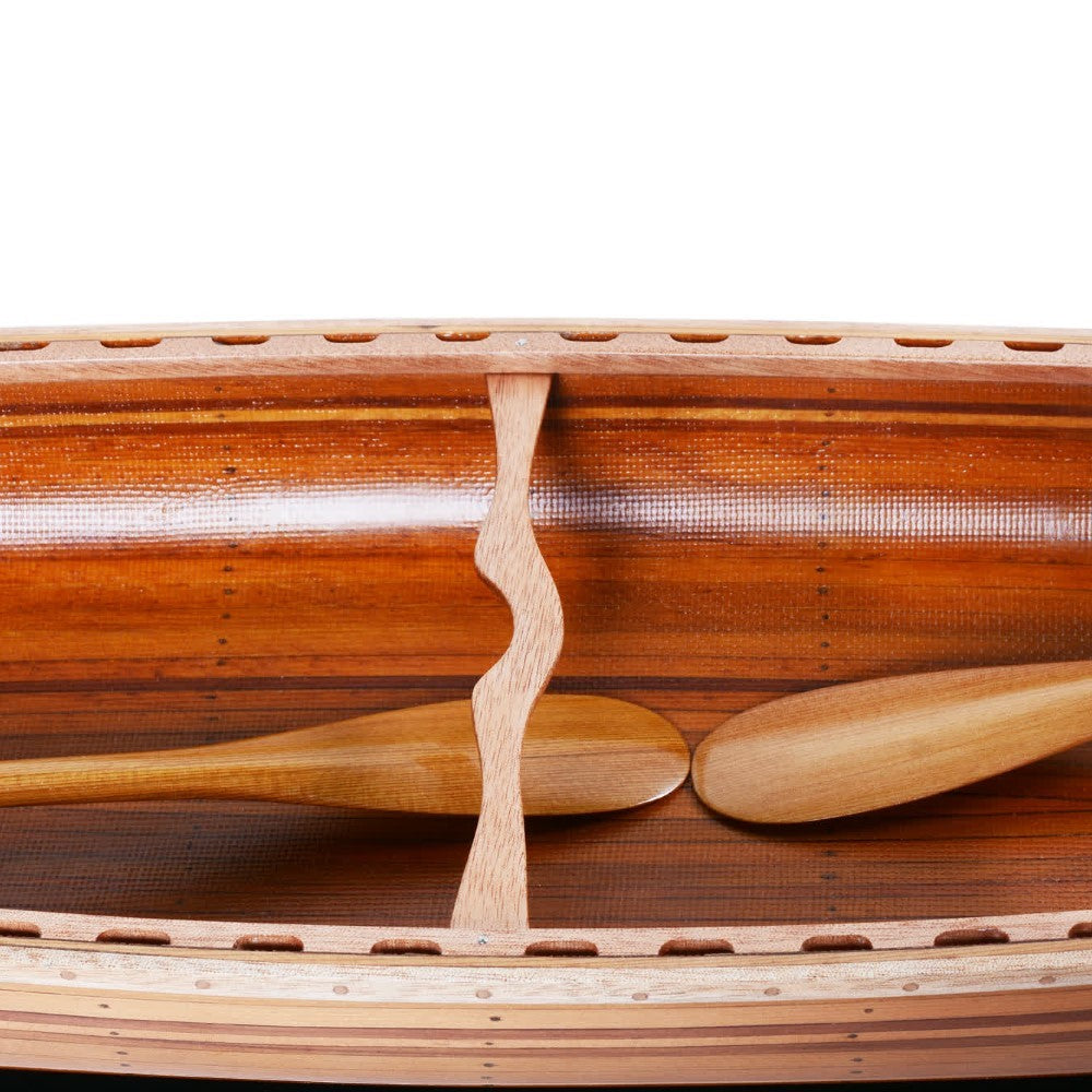 CANADIAN CANOE MODEL BOAT L110 | High-quality | Fully Assembled Wooden Model boats For Wholesale