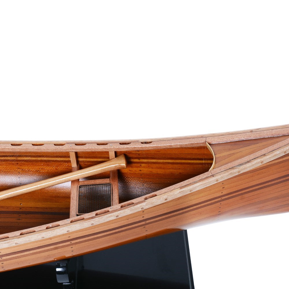 CANADIAN CANOE MODEL BOAT L110 | High-quality | Fully Assembled Wooden Model boats For Wholesale